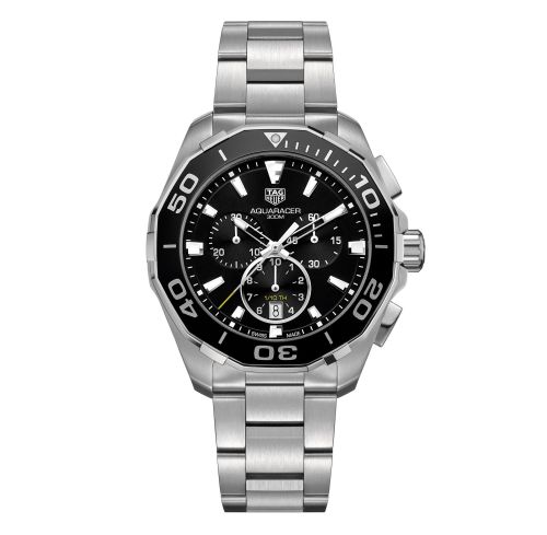 TAG Heuer Aquaracer 300M Quartz Chronograph 43 Stainless Steel / Black / Bracelet